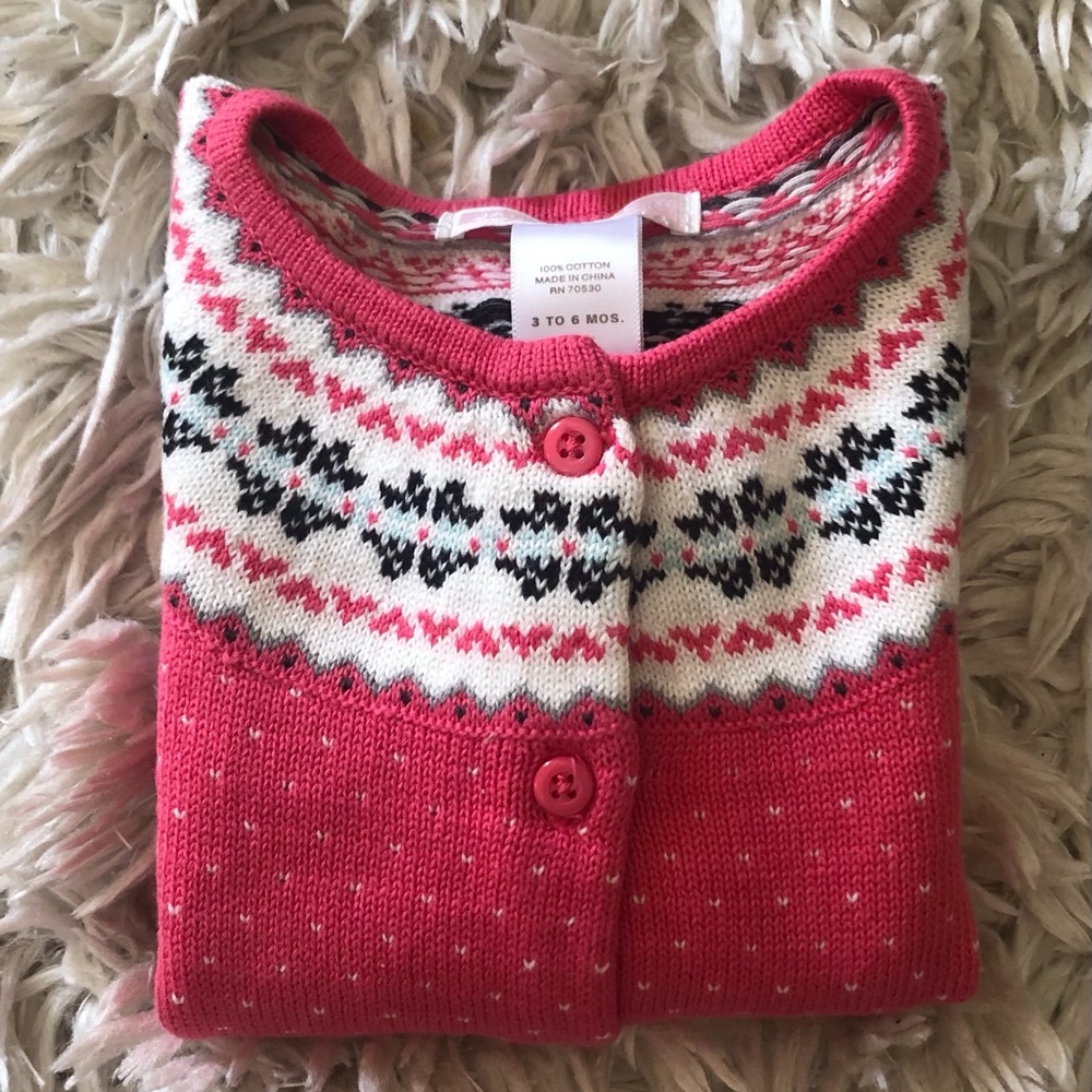 Baby’s button down sweater